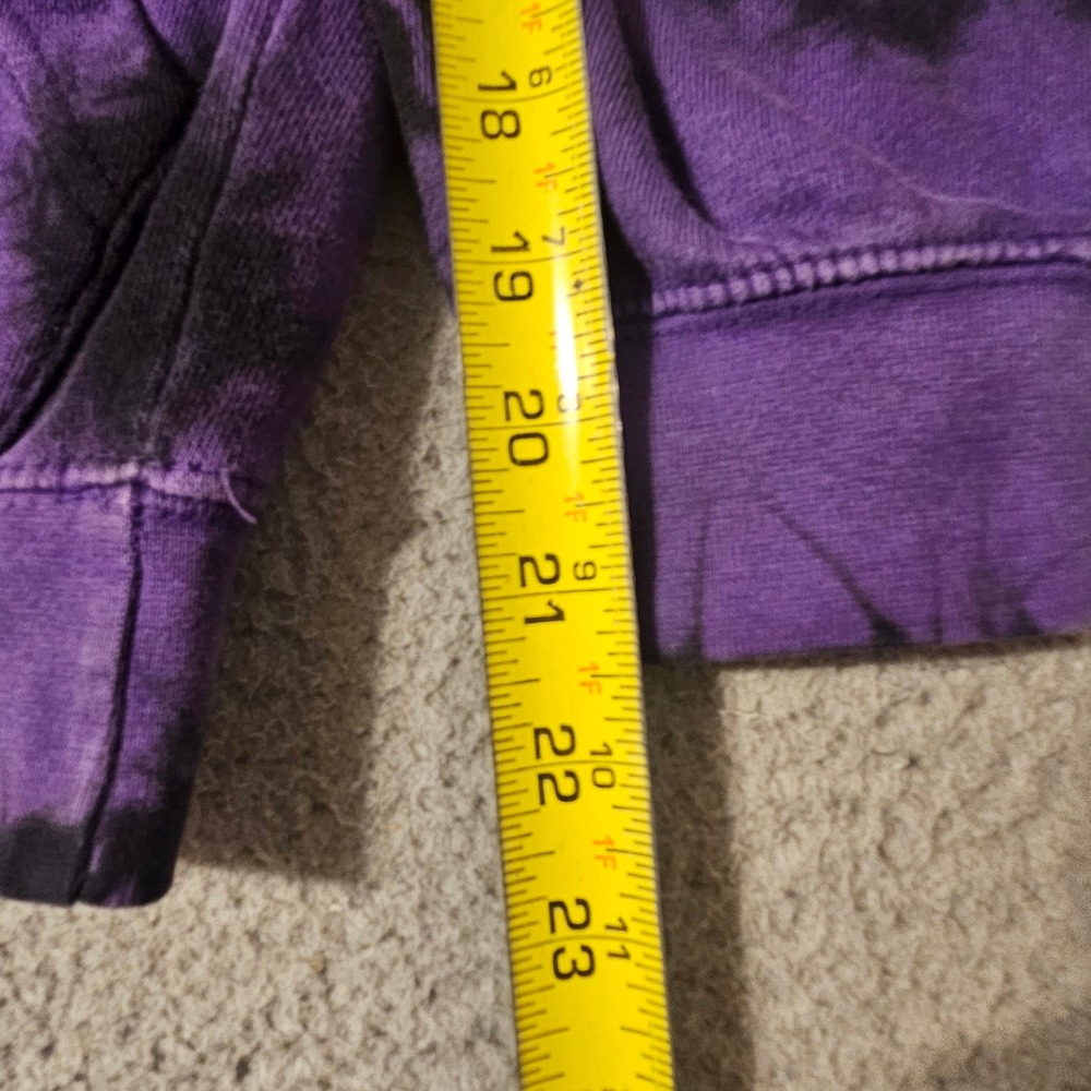 BlackCraft Cult Believe In Yourself Purple Tie Dye Pentagram Hoodie Mens Small - Picture 5 of 7